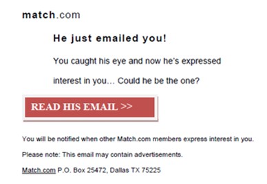 Match.com email