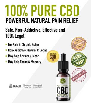 Advertisement - 100% Pure CBD Powerful Natural Pain Relief. Safe. Non-Addictive, Effective and 100% Legal! For Pain & Chronic Aches, Non-Addictive, Natural & Legal, May help Anxiety & Mood, May Help Focus & Memory