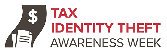 Tax identity theft awareness week logo