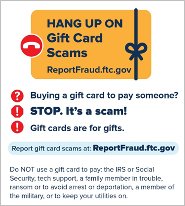 Gift Card Scams: How to Spot and Avoid Them