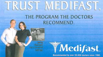 Trust Medifast. The program the doctors recommend. Recommended by over 20,000 doctors since 1980.