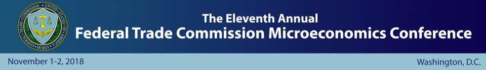 Eleventh Annual Federal Trade Commission Microeconomics Conference