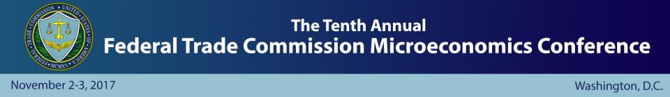 Tenth Annual Federal Trade Commission Microeconomics Conference