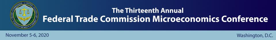 13th Annual Federal Trade Commission Microeconomics Conference