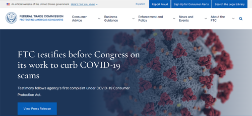 FTC.gov Website Redesign FTC.gov Website Redesign
