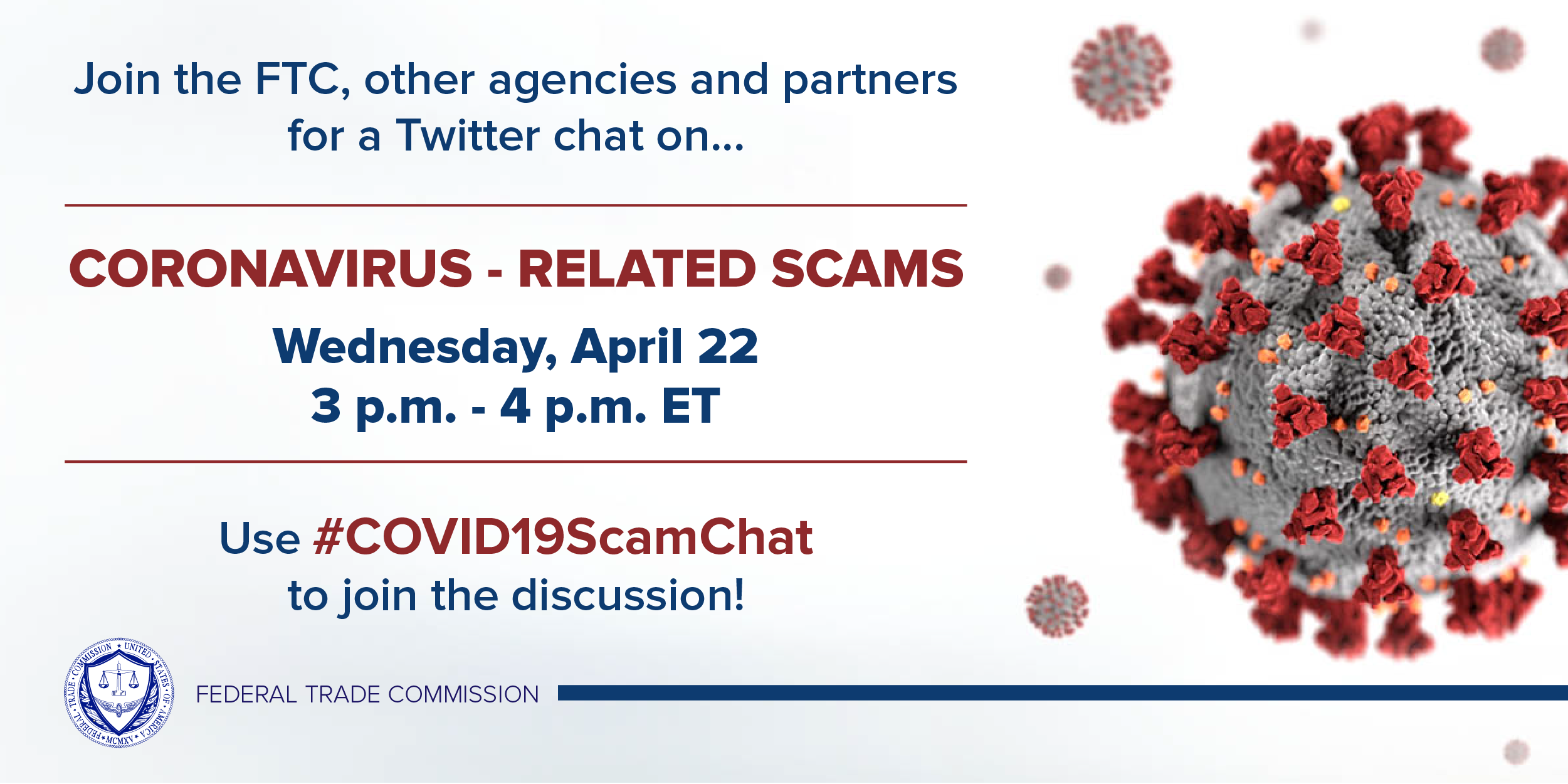 FTC Live Twitter Chat about Coronavirus Scams