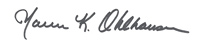 Maureen K. Ohlhausen signature
