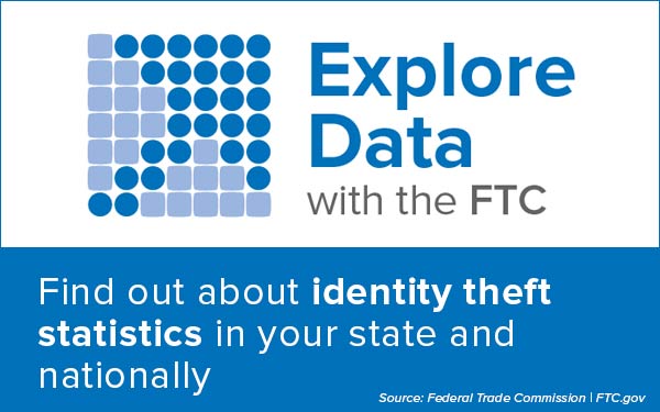 Explore Data with the FTC - Find out about identity theft statistics in your state and nationally