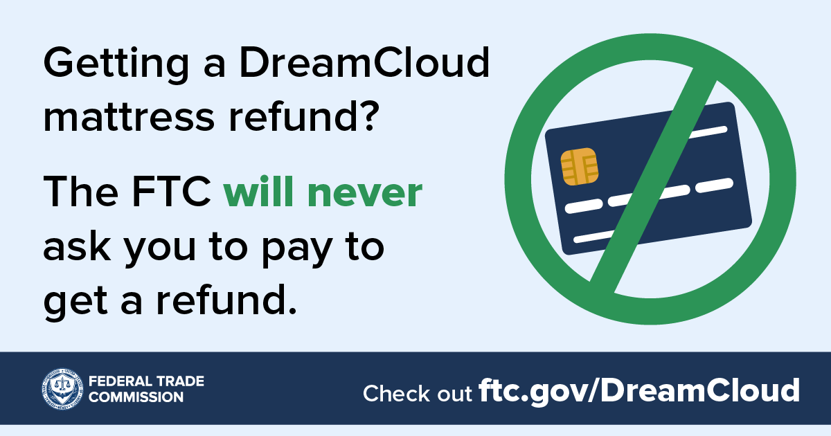 dreamcloud Refund Graphic