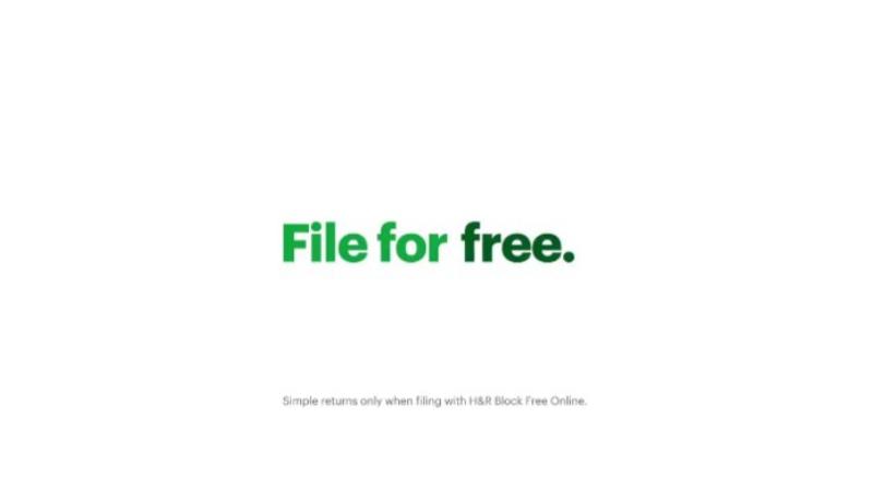 H&R Block Free FIle