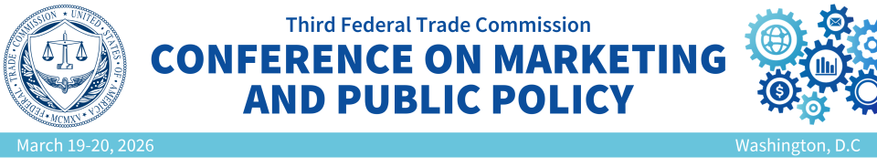 Banner - Third Federal Trade Commission Conference on Marketing and Public Policy