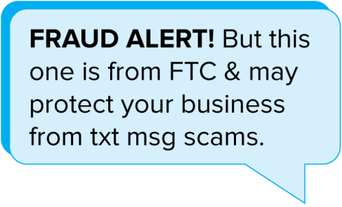 Text message scams