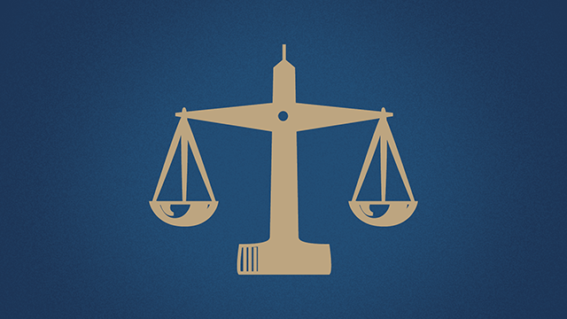 Scales of justice graphic